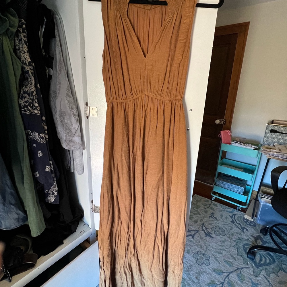 Wishlist Tan Maxi Dress